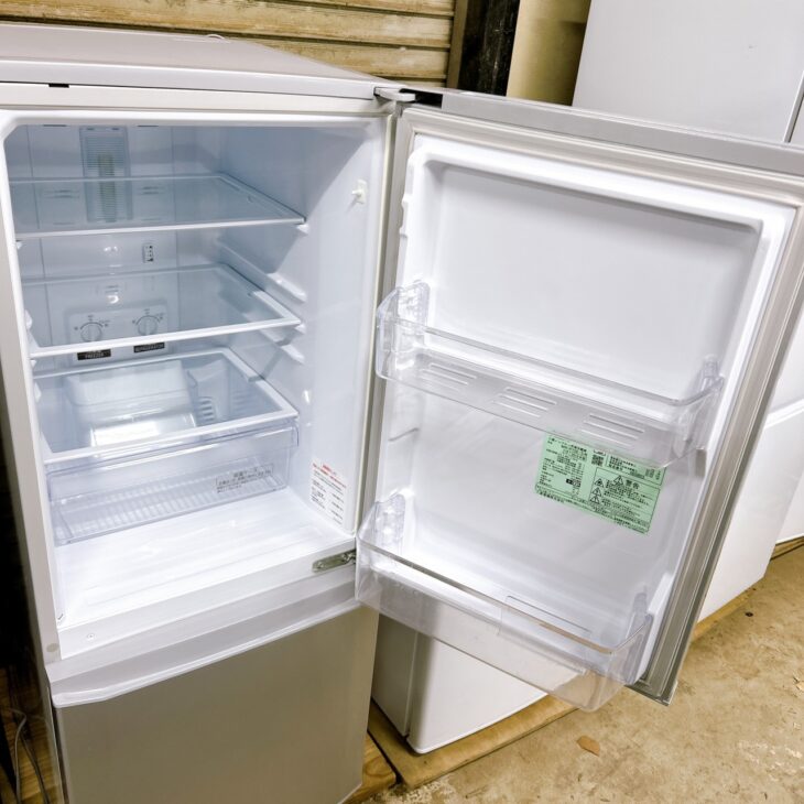 福井県永平寺町で三菱電機 冷凍冷蔵庫 MR-P15E-Sを出張買取｜庫内 