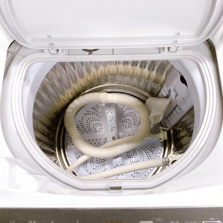 福島県河沼郡湯川村へ出張買取 SHARP 電気洗濯乾燥機 ES-TX5EJ-W 2021