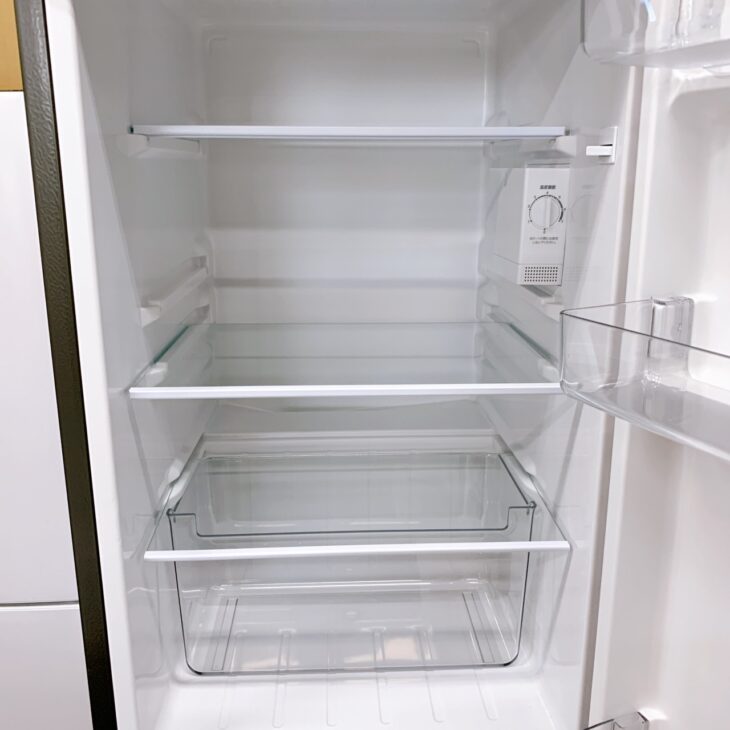 福島県柳津町へ出張買取 Haier JR-HS12A 冷凍冷蔵庫 2024年製 外装に