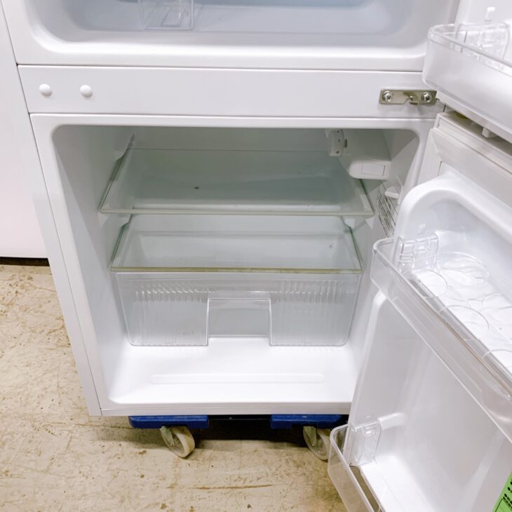 福島県本宮市へ出張買取 Comfee RCT90WH/E 冷凍冷蔵庫 2024年製 使用感