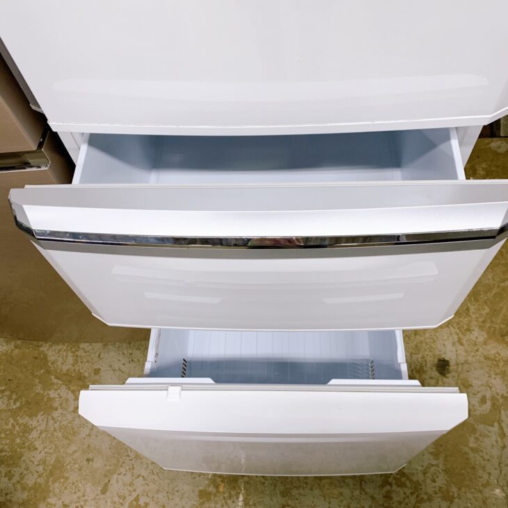 福井県小浜市にて三菱 冷凍冷蔵庫 MR-C34D-W 2019年製 使用感ありを