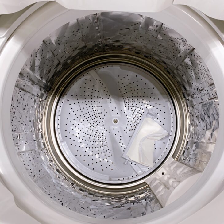 福島県会津坂下町にてSHARP 全自動電気洗濯機 ES-GV8E-S 2021年製を