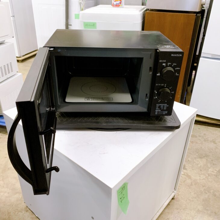 福島県下郷町でMAXZEN 電子レンジ JM18AGZ01 2022年製を出張買取 使用