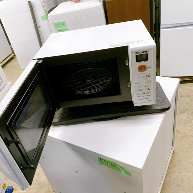 SHARP オーブンレンジRE-S50B-Wリサイクルショップ宮崎屋住吉店22.4.26m 2019年製 シャープ オーブンレンジ RE-S50B-W | 中古家電と中古家具