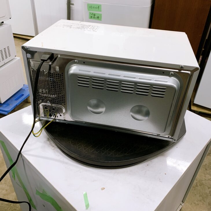 福井県池田町でIRIS OHYAMA オーブンレンジ MO-T1501-Wを出張買取 使用