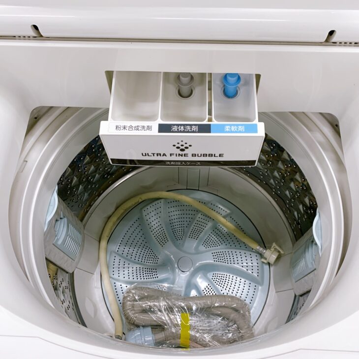 東京都東村山市にてTOSHIBA 全自動洗濯機 AW-10SD8 2019年製 美品の