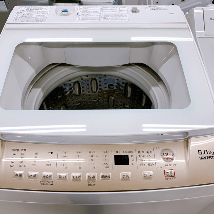 東京都日野市でYAMADA SELECT 全自動洗濯機 YWM-TV80G1 きれいな状態の