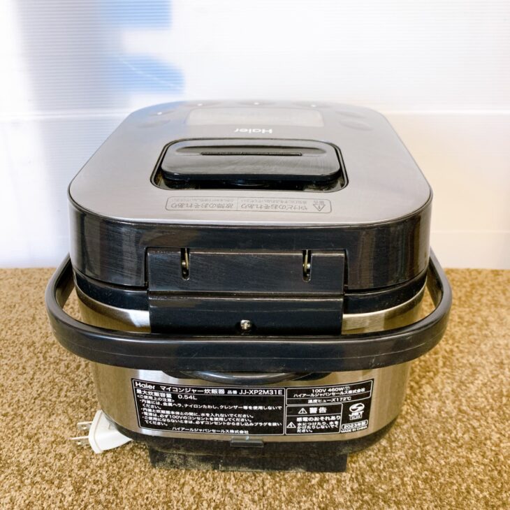 HAIER マイコンジャー炊飯器 JJ-XP2M31E 2022年製 3合 八王子市にてHaier マイコンジャー炊飯器 JJ-XP2M31E 使用感ありのため