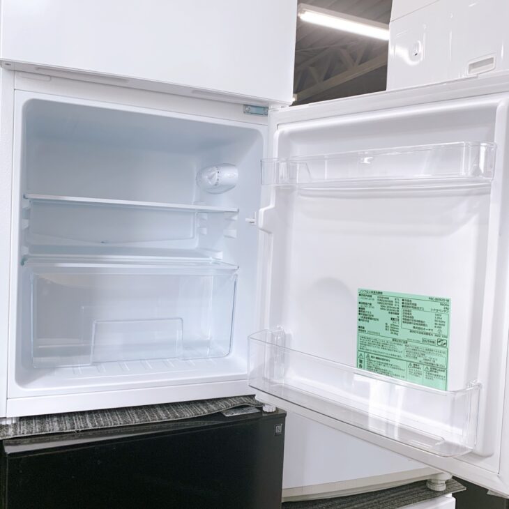 東京都大田区へ オーヤマ PRC-B092D-W 冷凍冷蔵庫 2025年製 美品のため 