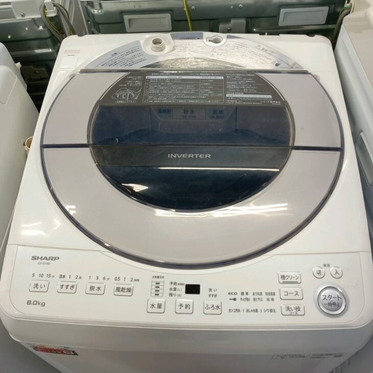 東京都港区高輪でSHARP 全自動電気洗濯機 ES-GV8E-S（2021年製）を出張 