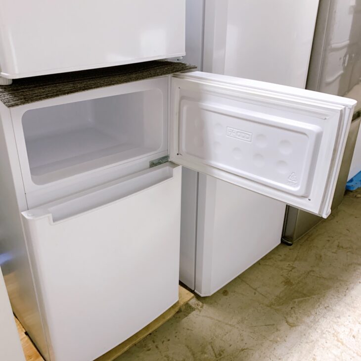 送料設置無料　Haier 冷凍冷蔵庫　BR-85A 中古LB-BR85A/冷蔵庫/85L/Haier/ハイアール/BR-85A-W/ORIGINAL BASIC