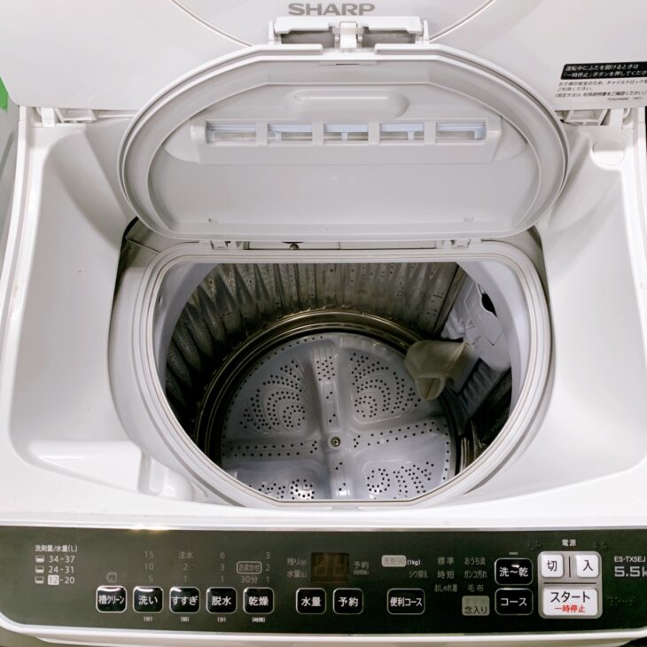 SHARP 洗濯乾燥機 5.5㎏ 2020年製 ES-TX5EJ