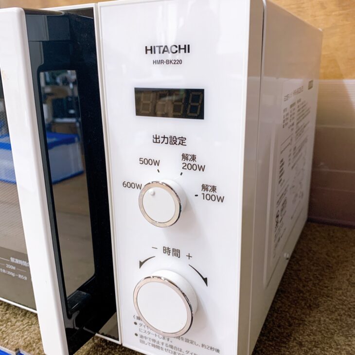 東京都大田区で日立 電子レンジ HMR-BK220-Z5 2022年製 使用感ありの