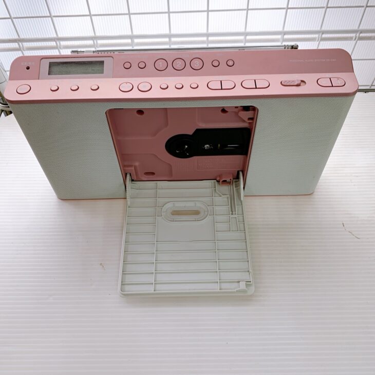 【動作品】SONY CDプレーヤーZS-E80 ピンク #ur 東京都昭島市でSONY ZS-E80 CDラジオ 使用感ありのため適正価格で査定