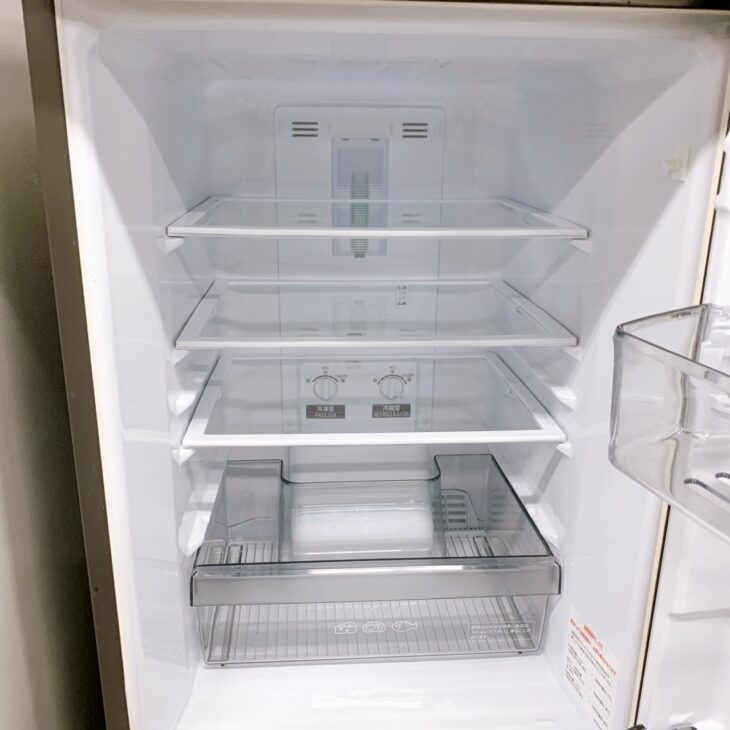 東京都西東京市で三菱 MR-P15G-H 冷蔵庫を出張買取 軽微な使用感ありも