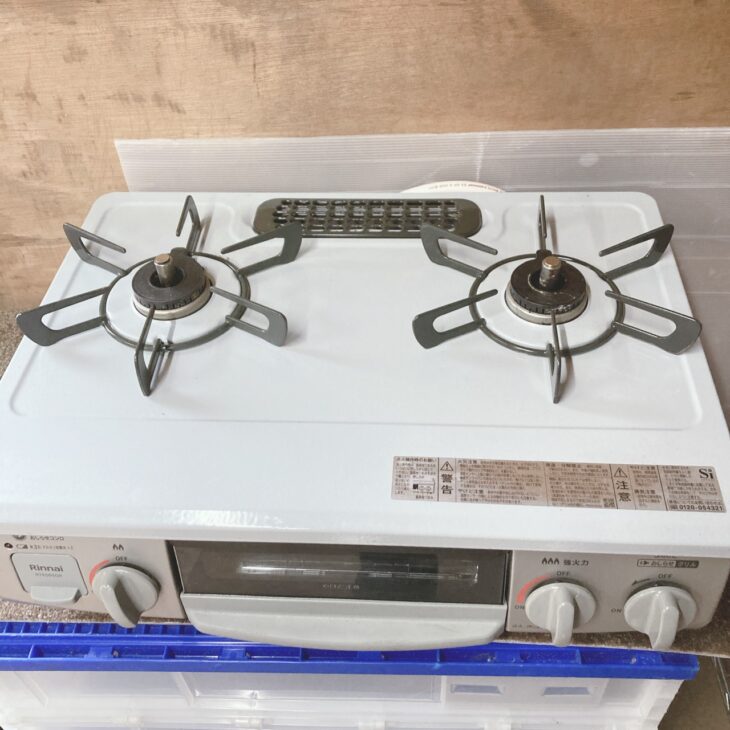 東京都八王子市にてリンナイ RT35NJH ガスコンロ 使用感ありでも動作品