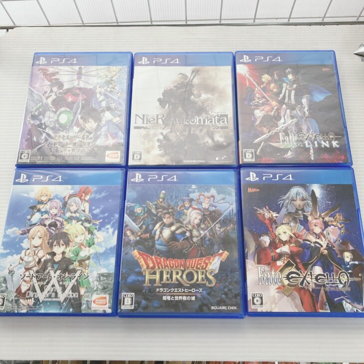 東京都目黒区祐天寺でPS4ソフトまとめ売り（NieR・SAO・Fate等