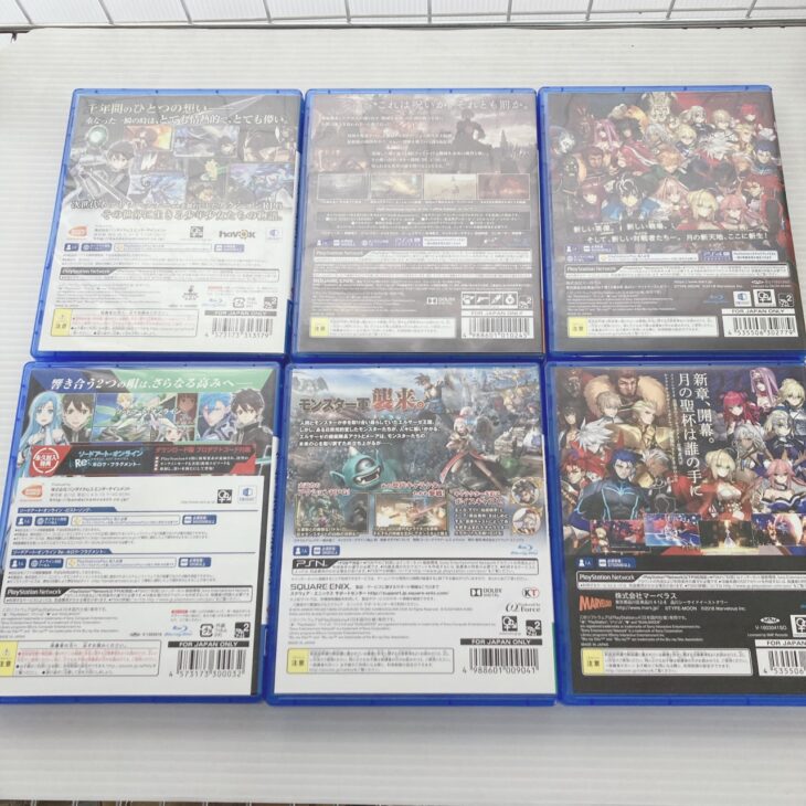 東京都目黒区祐天寺でPS4ソフトまとめ売り(NieR・SAO・Fate等 東京都目黒区祐天寺でPS4ソフトまとめ売り(NieR・SAO・Fate等