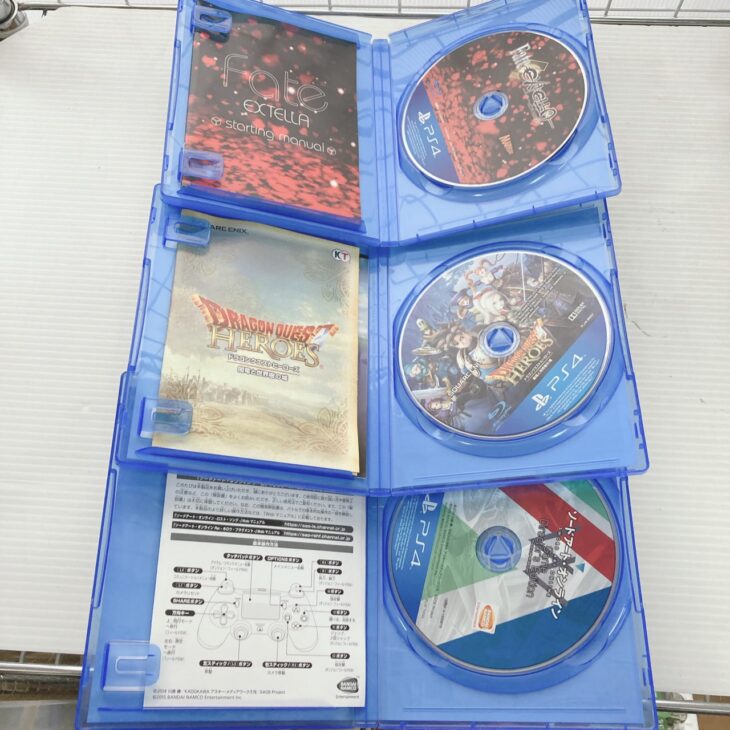 PS4 等まとめ売り 東京都目黒区祐天寺でPS4ソフトまとめ売り（NieR・SAO・Fate等