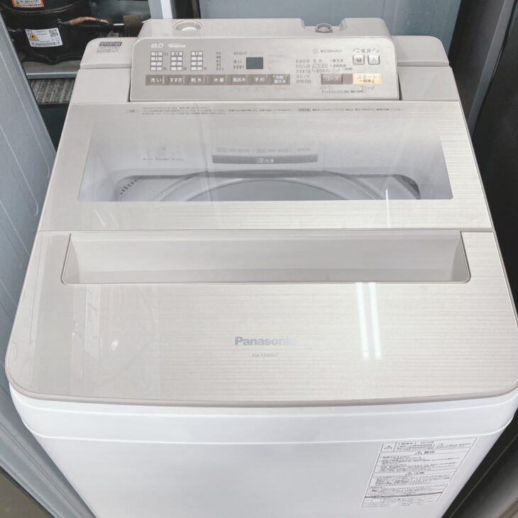【急募! 3/4-5引き取り限定】Panasonic 17年式 NA-FA80H3 8kg洗い 洗濯機 Panasonic（パナソニック） 中古 SGB-NAFA80H3 洗濯機 8.0kg Panasonic