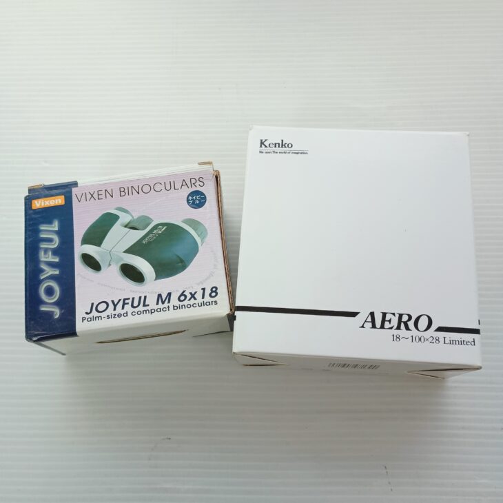東京都清瀬市で双眼鏡買取 Kenko AERO 18-100×28／Vixen JOYFUL M 6×18