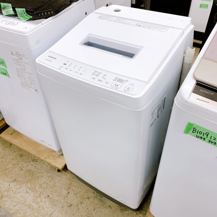東京都杉並区へ日立 BW-G70K（2024年製）洗濯機 使用感ありのため適正
