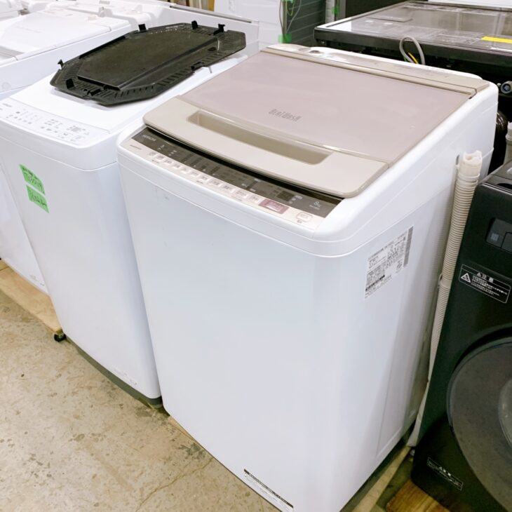 ジモティ来店特価!!　洗濯機　ヒタチ　BW-V80E　2019　　　J-0551 東京都練馬区へ日立 BW-V80E（2019年製）洗濯機 使用感ありのため適正
