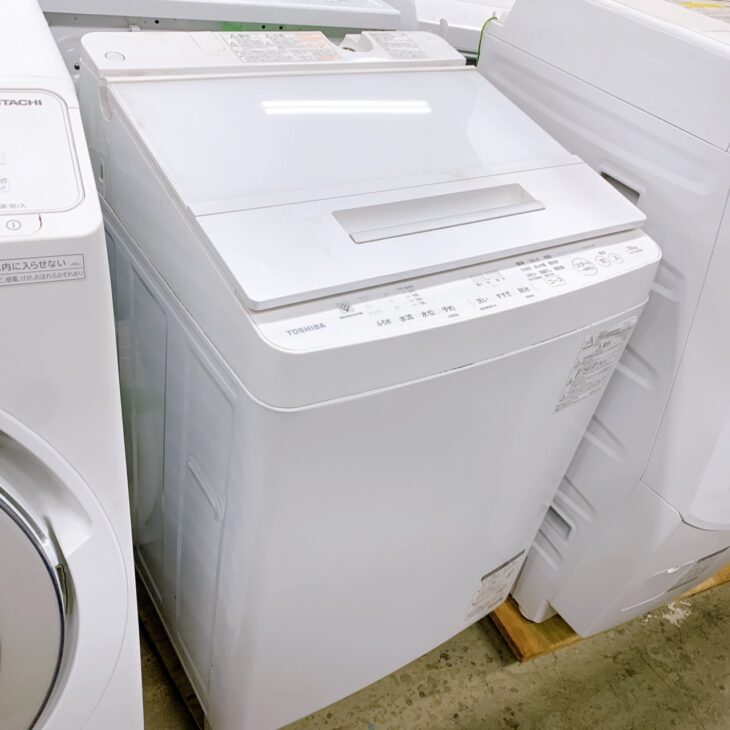 東京都三鷹市へTOSHIBA AW-10SD8（2019年製）全自動洗濯機 使用感あり