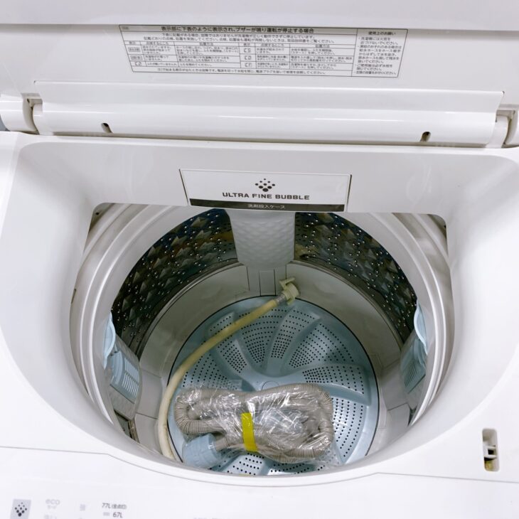東京都三鷹市へTOSHIBA AW-10SD8（2019年製）全自動洗濯機 使用感あり