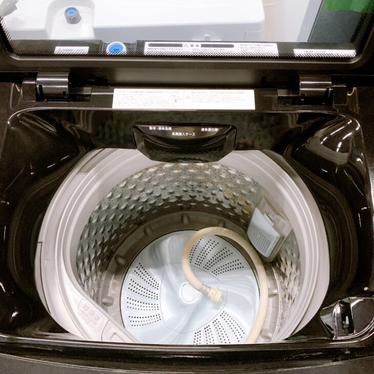 【リサイクルサービス八光】2024年製　ニトリ　6kg　全自動洗濯機　NT60L1BK ニトリ（NITORI） 6kg全自動洗濯機(NT60T1 ブラック)(リサイクル回収