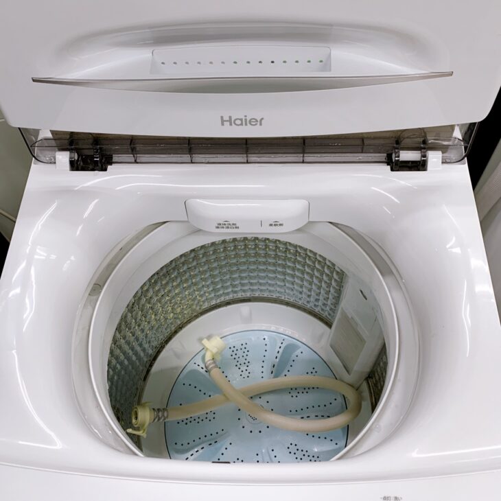 ハイアール 全自動電気洗濯機 JW-U55MK 2025年製 通電・動作確認済 Haier (ハイアール) 全自動洗濯機 5.5kg JW-U55MK 2025年製