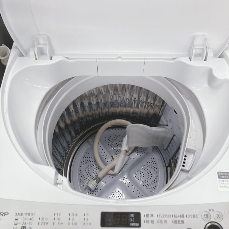 東京都世田谷区等々力へSHARP 洗濯機 ES-GE7G-W 2022年製 美品のため