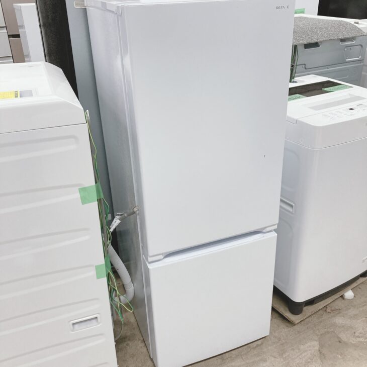 【ドリーム尾浜店】2ドア冷蔵庫　156L　ワールプール　YRZ-F15LW　2023年製　WH　※動作確認〇　※キズ、スレ等あり　高さ(H)126.6×幅 (W)48× 奥行(D)59.5(cm) 中古 156L 2ドア冷蔵庫 ワールプールジャパン（ヤマダ電機） YRZ-F15J