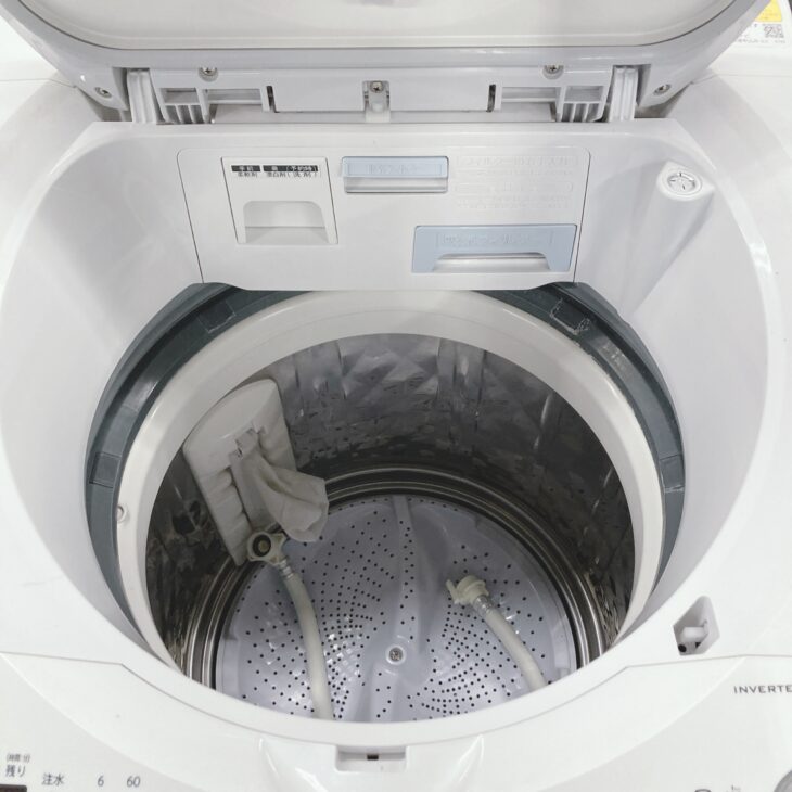 【送料込み】SHARP 8kg洗濯機乾燥機 ES-TX8E乾燥機能　2021年製 シャープ製/2021年式/8kg/洗濯乾燥機/ES-TX8E-W | 洗濯乾燥機,7kg