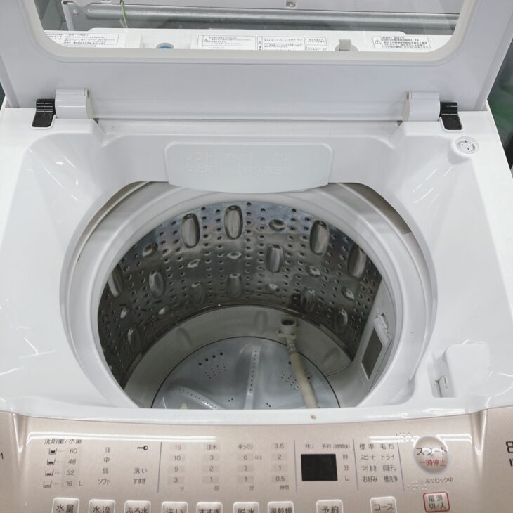 東京都江戸川区へヤマダセレクト 全自動洗濯機 YWM-TV80G1 比較的