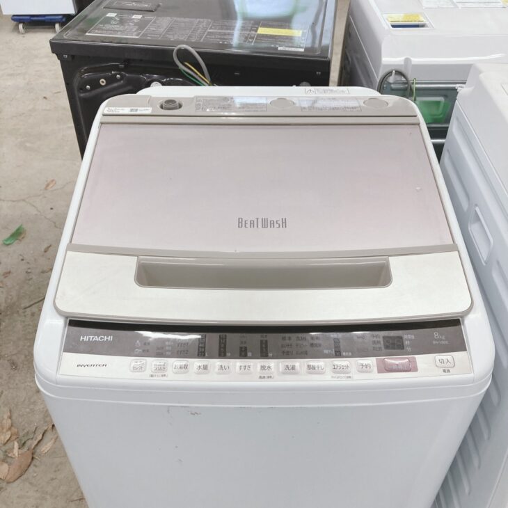 東京都府中市で日立 Beat Wash 全自動洗濯機 BW-V80E を出張引取り